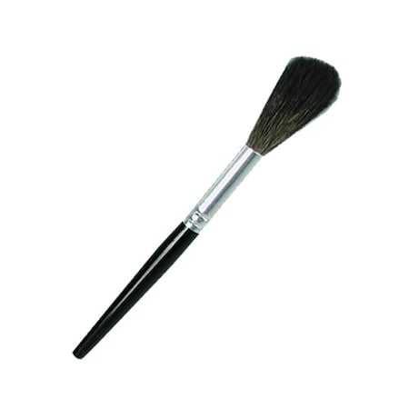 Gordon Brush Round Black Squirrel Fingerprint Brush, PK12 0180-00001